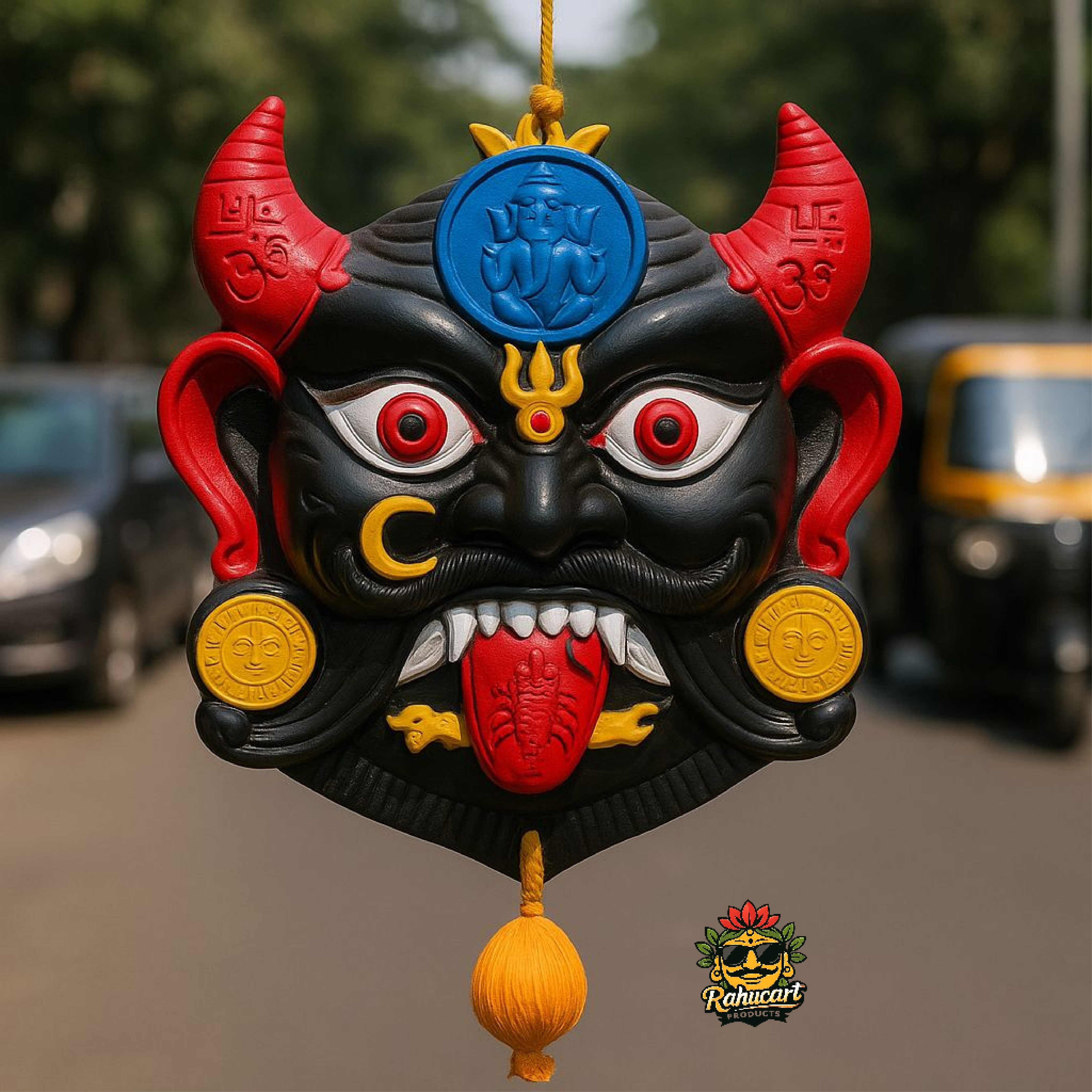 Traditional Rahu Mask – Premium Finish